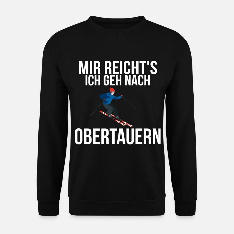 Skifahren Obertauern - Unisex Pullover - Schwarz