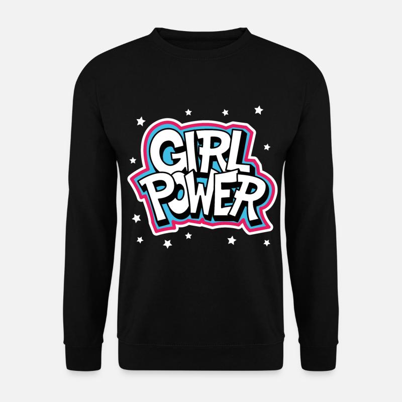 Girl Power - Unisex Pullover - Schwarz
