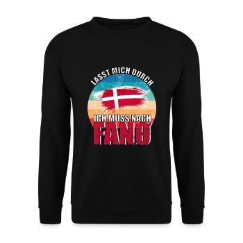 Fanö - Unisex Pullover - Schwarz - Vorne - Alina (178cm) & Michal (187cm)