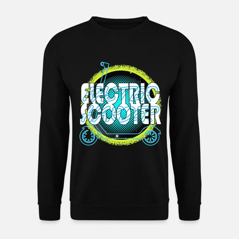 Electricscooter Faster Harder Escooter - Unisex Pullover - Schwarz