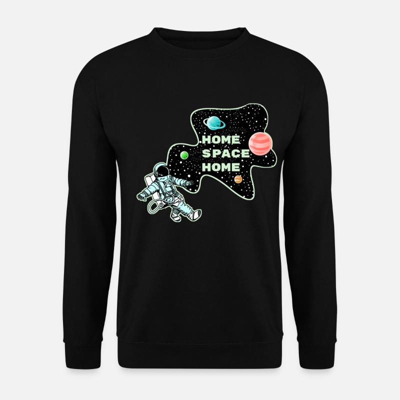 Home Space Home <3 - Unisex Pullover - Schwarz
