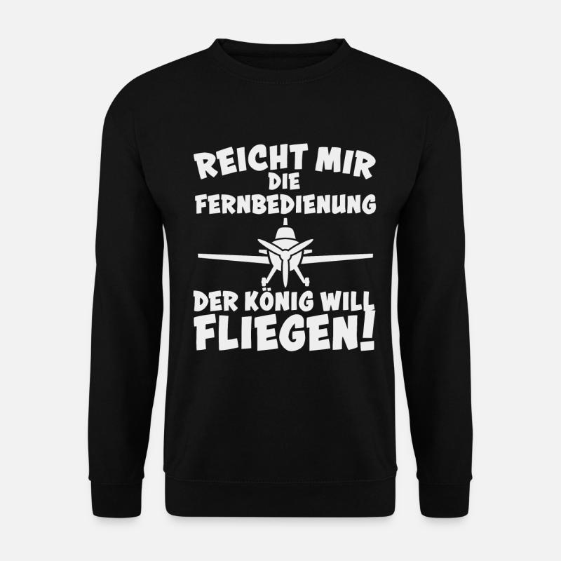 Modellflug RC Flugzeug Modellflieger - Unisex Pullover - Schwarz