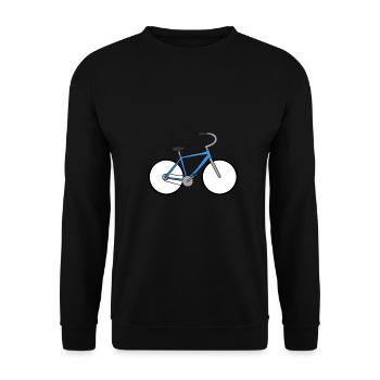 Bicycle - Unisex Pullover - Schwarz - Vorne - Alina (178cm) & Michal (187cm)