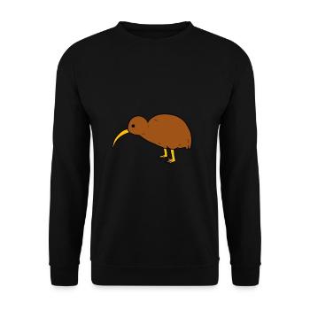 Kiwi - Unisex Pullover - Schwarz - Vorne - Alina (178cm) & Michal (187cm)