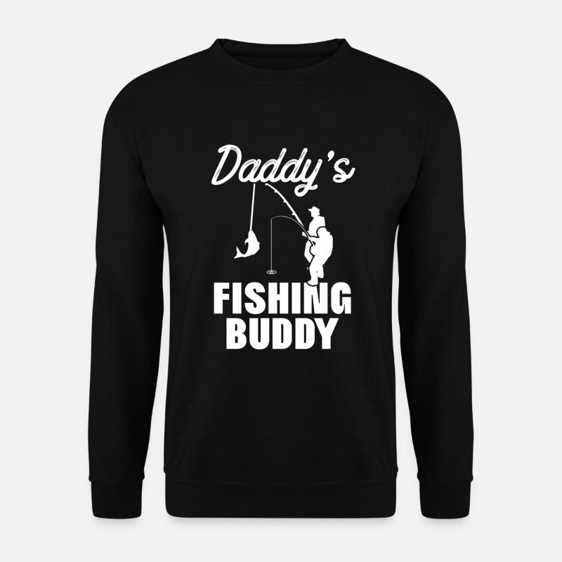 Daddies Fishing Buddy - Angler - Unisex Pullover - Schwarz
