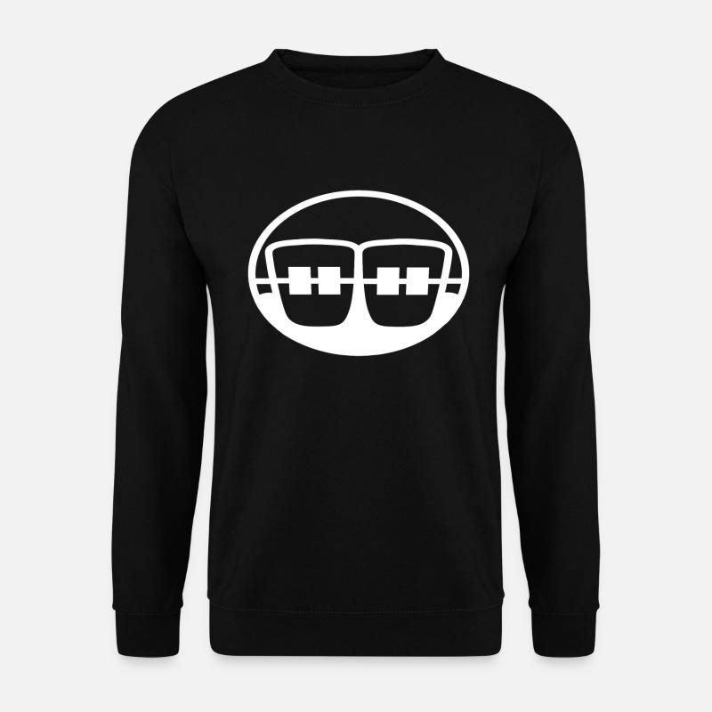 Zahnspange - Unisex Pullover - Schwarz