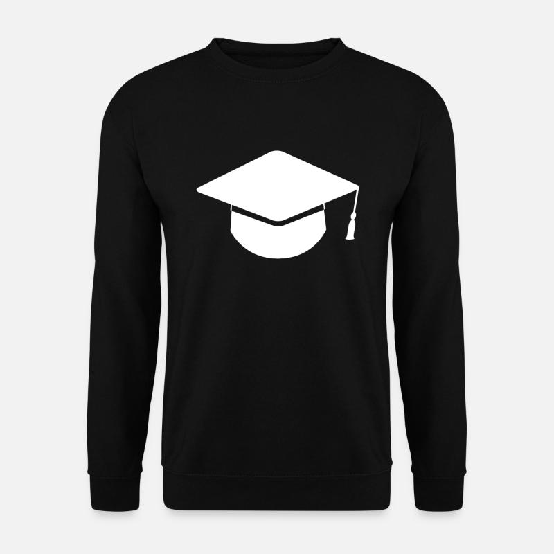 Chapeau de diplômé - Sweat-shirt Unisexe - noir