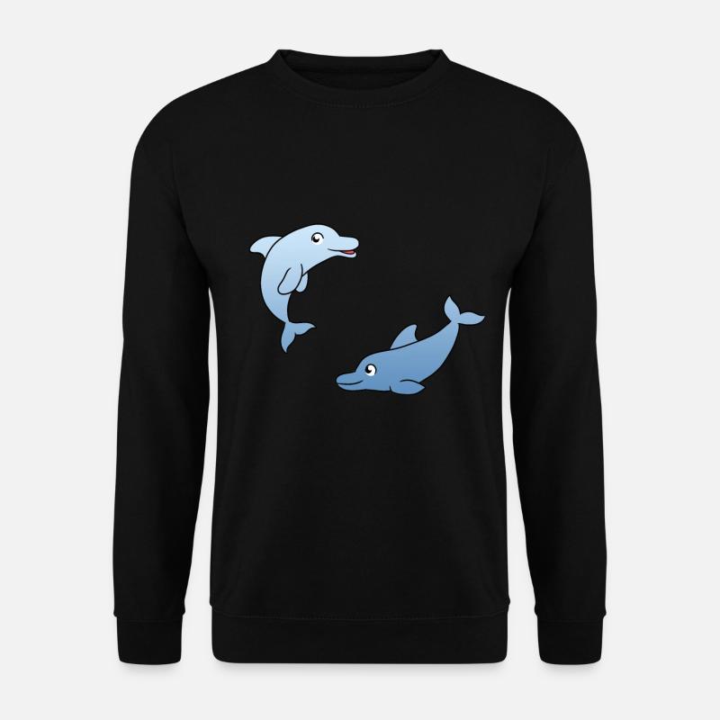 Dauphin - Sweat-shirt Unisexe - noir
