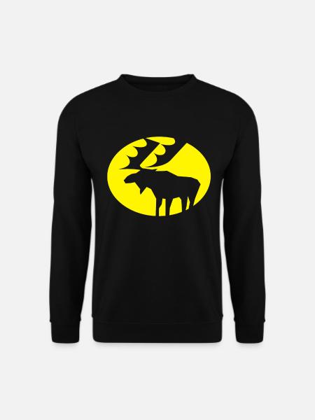Elch - Unisex Pullover - Schwarz