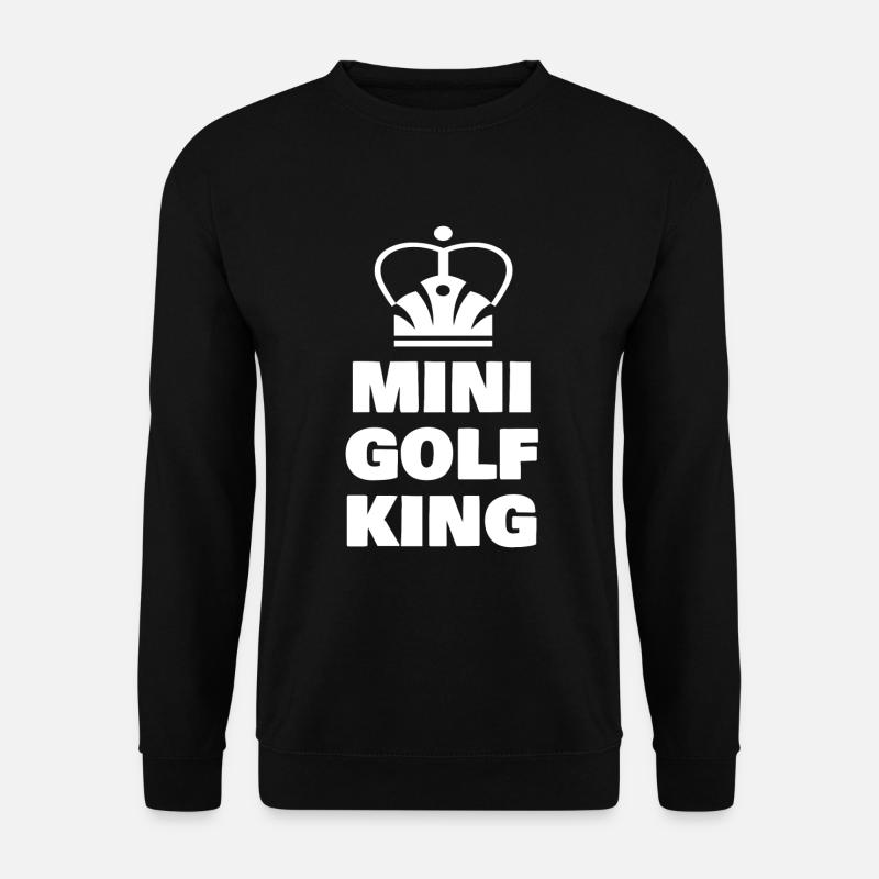 MINIGOLF KING - Unisex Pullover - Schwarz