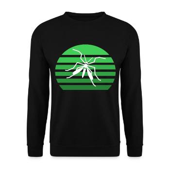 Mosquito sunset - Unisex Sweatshirt - black - Front - Alina (178cm) & Michal (187cm)