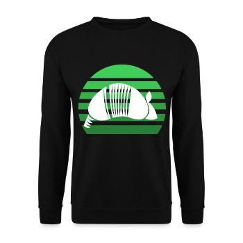 Tatoué coucher du soleil - Sweat-shirt Unisexe - noir - Devant - Alina (178cm) & Michal (187cm)