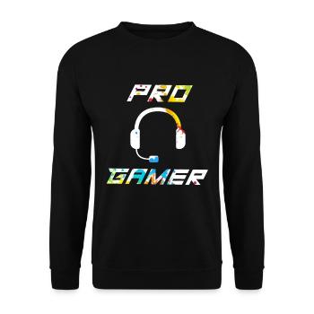 Cadeau de gamer gamer gamer - Sweat-shirt Unisexe - noir - Devant - Alina (178cm) & Michal (187cm)