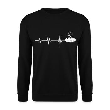 Konditor Bäcker Backen Geschenkidee Bäckerei - Unisex Pullover - Schwarz - Vorne - Alina (178cm) & Michal (187cm)