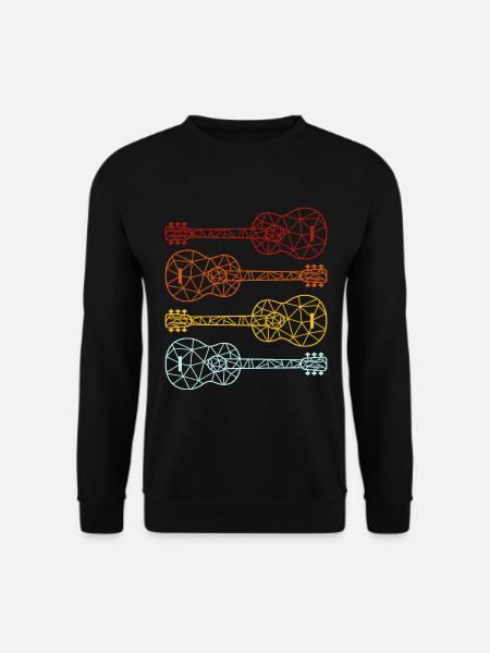Gitarre Geschenkidee Gitarrist Gitarrenspieler - Unisex Pullover - Schwarz