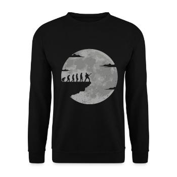 Guitare idée cadeau guitariste guitariste - Sweat-shirt Unisexe - noir - Devant - Alina (178cm) & Michal (187cm)