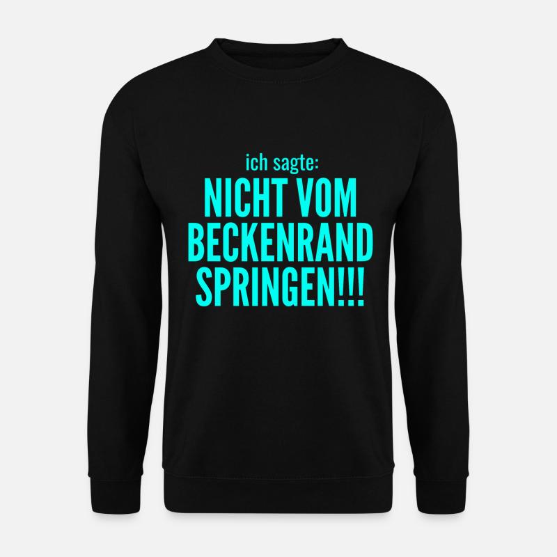 BADEMEISTER RETTUNGSSCHWIMMER Sprüche - Unisex Pullover - Schwarz