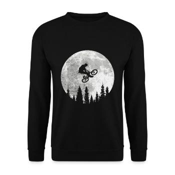 VTT VTT VTT Downhill - Sweat-shirt Unisexe - noir - Devant - Alina (178cm) & Michal (187cm)