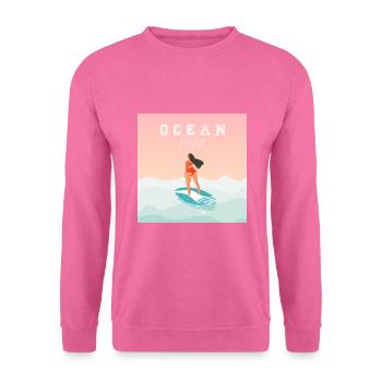 Ocean child t-shirt | Bestseller | - Sweat-shirt Unisexe - rose - Devant