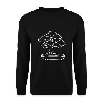 Bonsai t-shirt | Bestseller | - Unisex Pullover - Schwarz - Vorne - Alina (178cm) & Michal (187cm)