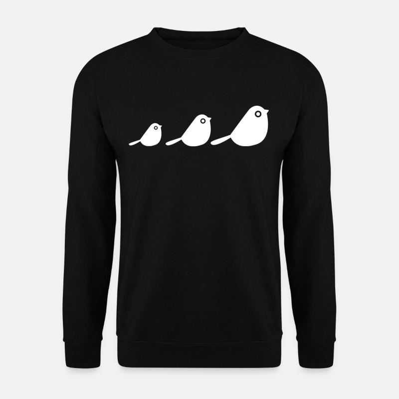 Vögel - Unisex Pullover - Schwarz