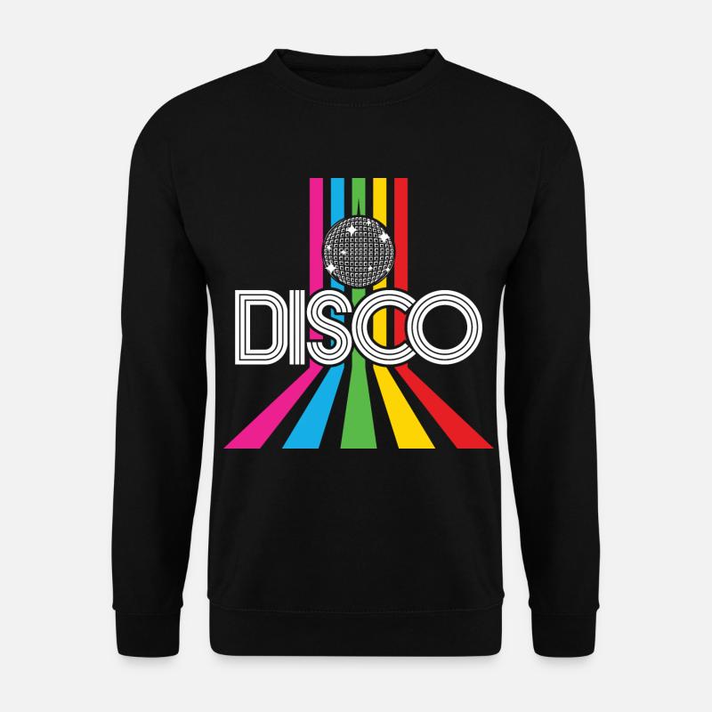 Disco 80's party retro 80's disco gift - Unisex Sweatshirt - black