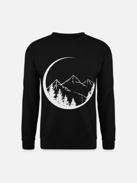 Geburtstagsgeschenk für Berge und Wanderer - Unisex Pullover - Schwarz