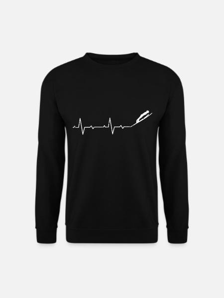 Skispringen Skispringer Skisprung Skisprungschanze - Unisex Pullover - Schwarz