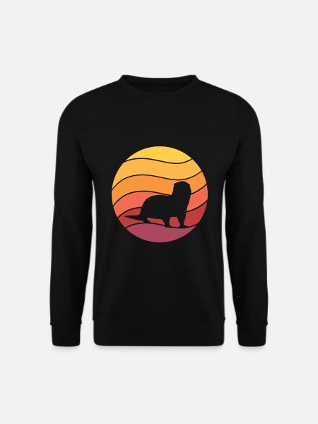 Loutre loutre loutre loutre loutres idées cadeaux animaux - Sweat-shirt Unisexe - noir