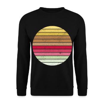 Kreis Vintage - Unisex Pullover - Schwarz - Vorne - Alina (178cm) & Michal (187cm)
