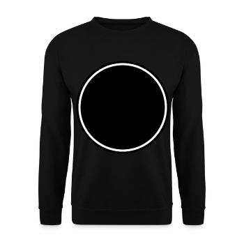 Kreis Schwarz - Unisex Pullover - Schwarz - Vorne - Alina (178cm) & Michal (187cm)