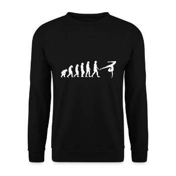 Gymnastique Gymnastique Gymnastique Gymnastique - Sweat-shirt Unisexe - noir - Devant - Alina (178cm) & Michal (187cm)