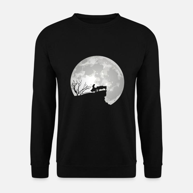 Klavier Keyboard Pianisten Klavierflügel Pianist - Unisex Pullover - Schwarz