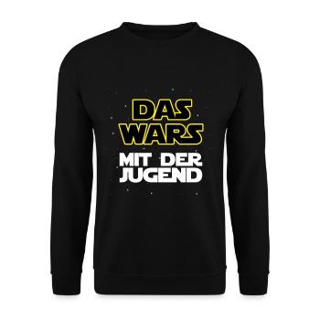 Das wars - Mit der Jugend - Unisex Pullover - Schwarz - Vorne - Alina (178cm) & Michal (187cm)