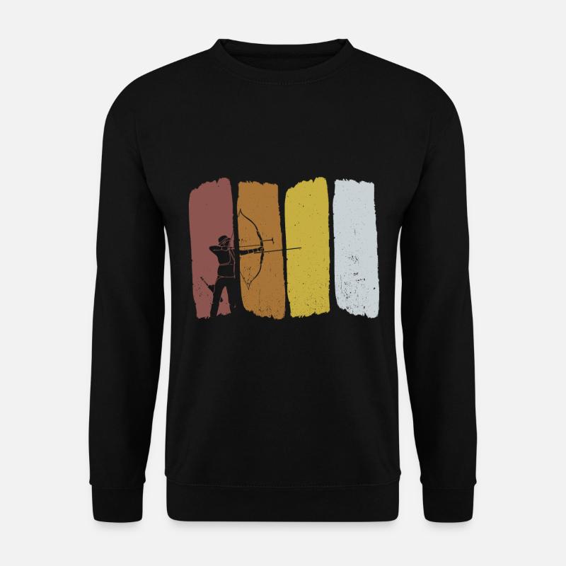 Bogenschießen Bogenschiessen Bogensport - Unisex Pullover - Schwarz