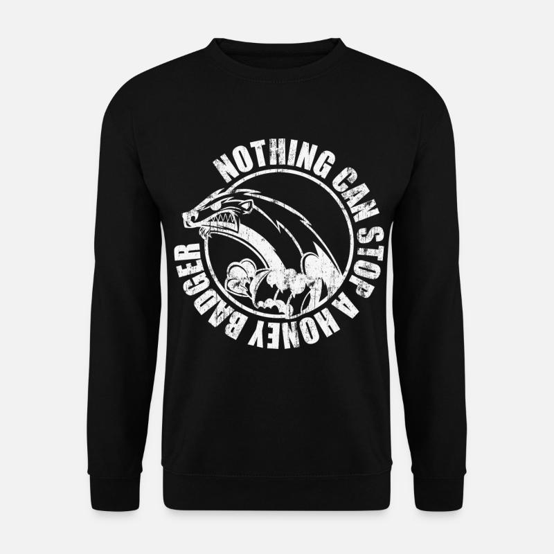 honey badger - Unisex Sweatshirt - black