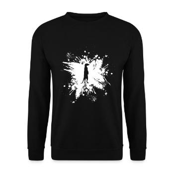 Suricates - Sweat-shirt Unisexe - noir - Devant - Alina (178cm) & Michal (187cm)
