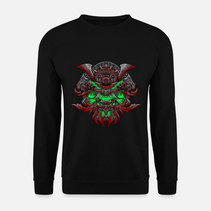 Samurai neon - Unisex Pullover - Schwarz