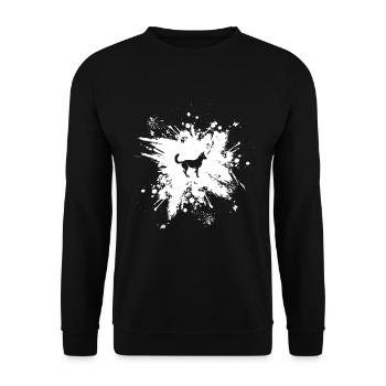Malinois - Unisex Pullover - Schwarz - Vorne - Alina (178cm) & Michal (187cm)