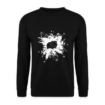 Cochon d’Inde Animaux De Compagnie Cochon d’Inde - Sweat-shirt Unisexe - noir - Devant - Alina (178cm) & Michal (187cm)