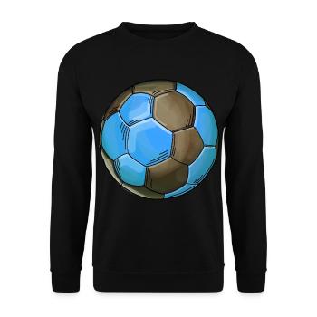 Handball Sticker - Unisex Sweatshirt - black - Front - Alina (178cm) & Michal (187cm)