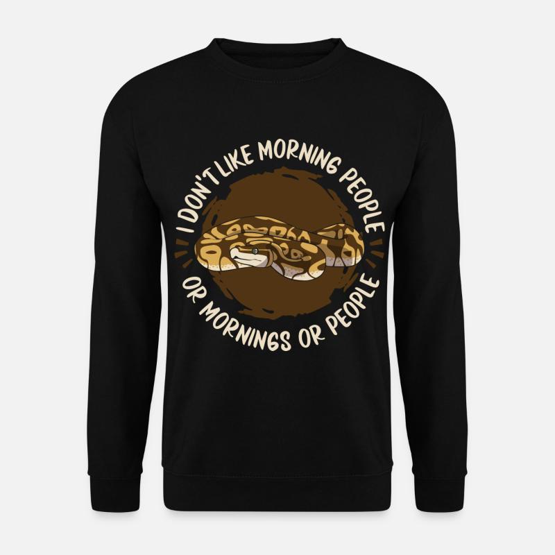 Boa Constrictor Snake - Unisex Sweatshirt - black
