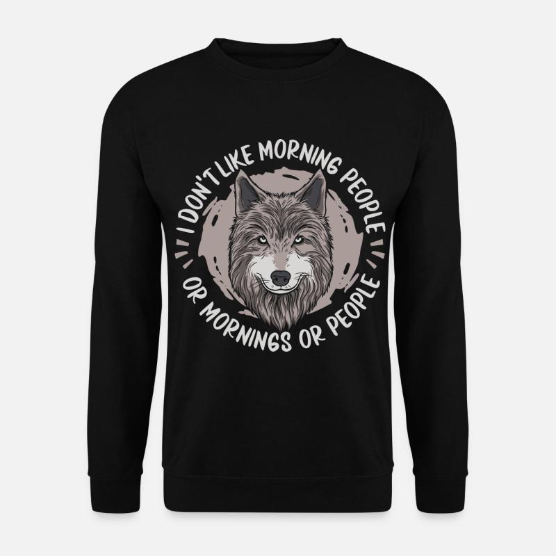 Wolf - Unisex Sweatshirt - black