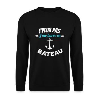 Assez doue pour etre PLONGEUR - Sweat-shirt Unisexe - noir - Devant - Alina (178cm) & Michal (187cm)