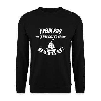 Assez doue pour etre POLONAIS - Sweat-shirt Unisexe - noir - Devant - Alina (178cm) & Michal (187cm)