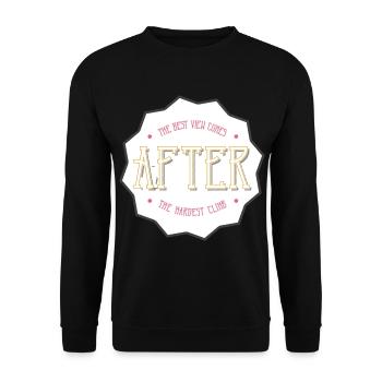 Climb - Unisex Sweatshirt - black - Front - Alina (178cm) & Michal (187cm)