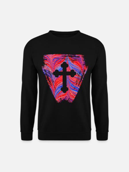 cross 4 e 279 - Unisex Sweatshirt - black
