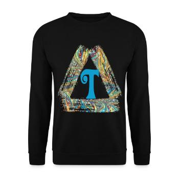e 201 t - Sweat-shirt Unisexe - noir - Devant - Alina (178cm) & Michal (187cm)