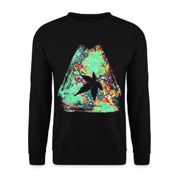 autumn sheet e 240 - Unisex Sweatshirt - black - Front - Alina (178cm) & Michal (187cm)