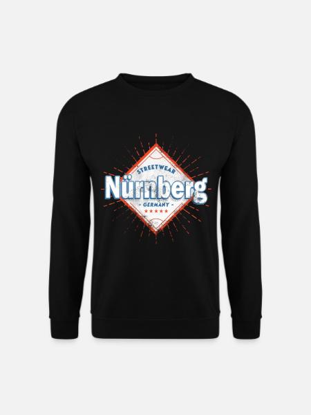 Nürnberg Deutschland Stadt Skyline Heimat Liebe - Unisex Pullover - Schwarz